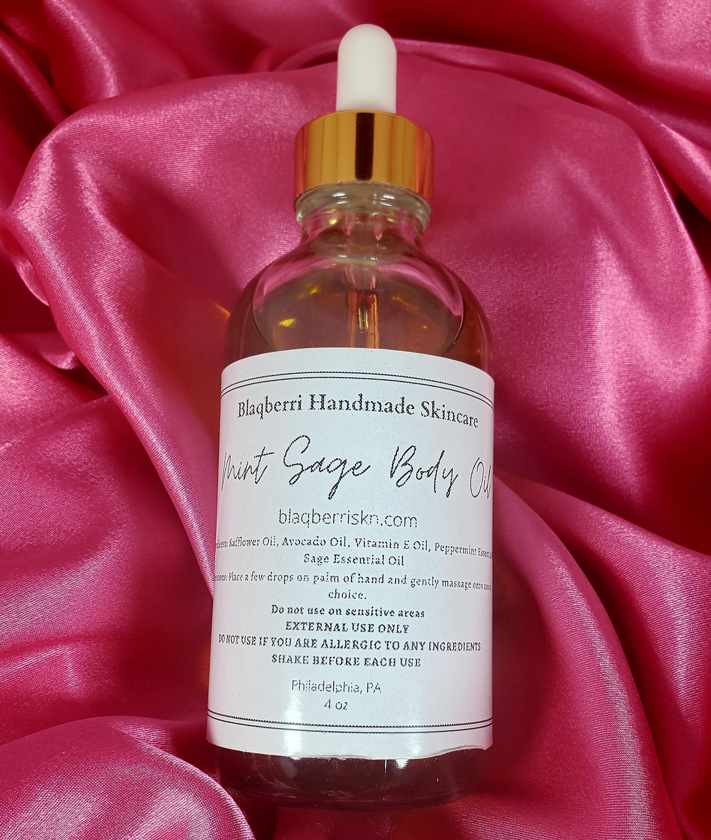 Mint Sage Body Oil